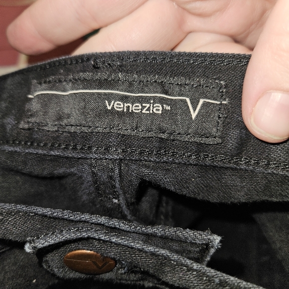 Venezia Womans Black Jeans Size 24 Average - Picture 10 of 12